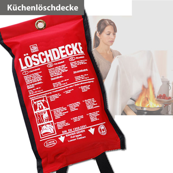 Löschdecke 120 x 120 cm NÖ-AKTIONSPREIS