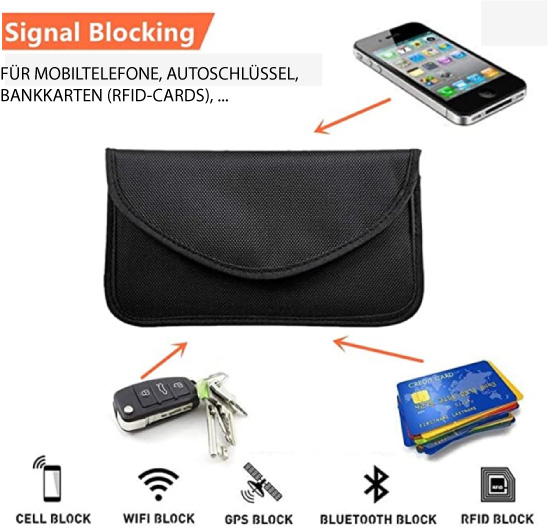 Universal Anti-Strahlung und Signal blockierende Handytasche 5.8