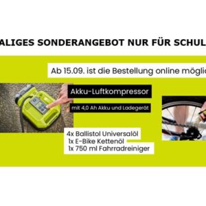AKKU-LUFTKOMPRESSOR im Set