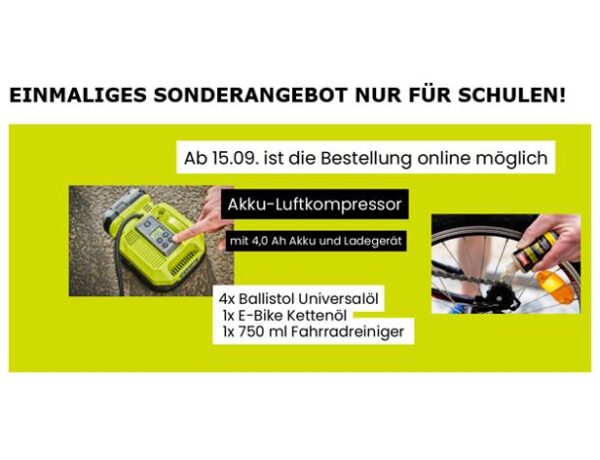 AKKU-LUFTKOMPRESSOR im Set