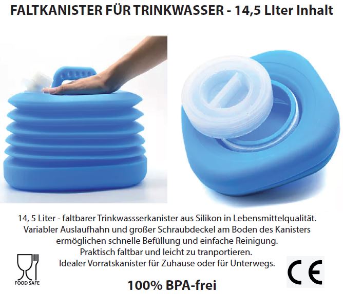 FALTKANISTER für Trinkwasser